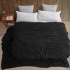 image:imageLonger Than Long  Coma Inducer Plush Blanket 115 x 180  Silver Gray  Experience Luxury Comfort with Extra Large BeddingBlack
