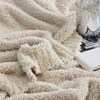 image:imageLonger Than Long  Coma Inducer Plush Blanket 115 x 180  Silver Gray  Experience Luxury Comfort with Extra Large BeddingDesert Taupe