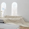 image:imageLonger Than Long  Coma Inducer Plush Blanket 115 x 180  Silver Gray  Experience Luxury Comfort with Extra Large BeddingDesert Taupe