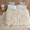 image:imageLonger Than Long  Coma Inducer Plush Blanket 115 x 180  Silver Gray  Experience Luxury Comfort with Extra Large BeddingDesert Taupe