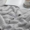 image:imageLonger Than Long  Coma Inducer Plush Blanket 115 x 180  Silver Gray  Experience Luxury Comfort with Extra Large BeddingSilver Gray