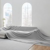 image:imageLonger Than Long  Coma Inducer Plush Blanket 115 x 180  Silver Gray  Experience Luxury Comfort with Extra Large BeddingSilver Gray
