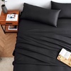 image:imageSnorze Cloud Sheet Set  Coma Inducer Ultra Cozy  Twin XL in Black  Experience Coma Worthy Sleep with Silky Cooling Extra Large BeddingFull