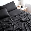image:imageSnorze Cloud Sheet Set  Coma Inducer Ultra Cozy  Twin XL in Black  Experience Coma Worthy Sleep with Silky Cooling Extra Large BeddingTwin XL