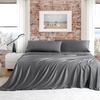 image:imageSnorze Cloud Sheet Set  Coma Inducer Ultra Cozy  Twin XL in Charcoal  Experience Coma Worthy Sleep with Silky Cooling Extra Large BeddingFull