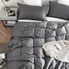 image:imageSnorze Cloud Ultra Cozy Coma Inducer Twin Oversized Comforter Set Charcoal  Experience Coma Worthy Sleep with Silky Cooling Extra Large BeddingTwin XL