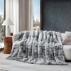 image:imageSnowball Chunky Bunny Twin XL Blanket  Monsoon GrayKing US Standard