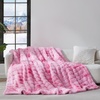 image:imageSnowball Chunky Bunny Twin XL Blanket  Pink CosmosQueen US Standard