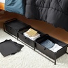 image:imageSuprima Underbed Storage  Lidded 3 Section  BlackBlack