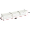 image:imageSuprima Underbed Storage  Lidded 3 Section  BlackWhite