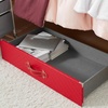image:imageTexture Brand  Rolling Under Bed Storage Drawer  Burgundy