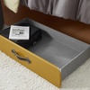 image:imageTexture Brand  Rolling Under Bed Storage Drawer  Driftwood Brown