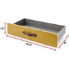 image:imageTexture Brand  Rolling Under Bed Storage Drawer  Driftwood Brown