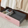 image:imageTexture Brand  Rolling Under Bed Storage Drawer  Heavenly Pink