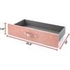 image:imageTexture Brand  Rolling Under Bed Storage Drawer  Jeans Pink