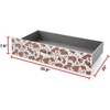 image:imageTexture Brand  Rolling Under Bed Storage Drawer  Moo Cow WhiteBrown