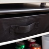 image:imageThe Fridge Stand Supreme Storage Organizer Cart White Frame Black Drawers  Essential Dorm Supplies for College Freshmen Necessities