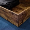 image:imageThe Storage MAX  Underbed Wooden Organizer with Wheels  Warm Wood