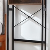 image:imageYak About It Dorm Hutch  Over the Fridge Organizer  WhiteDark Wood Walnut