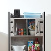 image:imageYak About It Dorm Hutch  Over the Fridge Organizer  WhiteGray Walnut