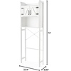 image:imageYak About It Dorm Hutch  Over the Fridge Organizer  WhiteWhite
