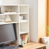 image:imageYak About It Extra Shelves Dorm Desk Bookshelf  White