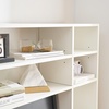 image:imageYak About It Extra Shelves Dorm Desk Bookshelf  White