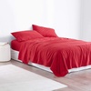 image:imageByourbed Microfiber Twin XL Bedding Sheet Set  Cherry Red
