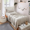 image:imageDark Sky Reserve  Portugal Made 100 Linen Twin XL Sheet Set Stone Taupe  Experience Coma Worthy Sleep with High Quality BeddingTwin XL