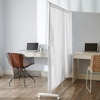 image:imageDont Look At Me  Privacy Room Divider  Basics Extendable  White Frame with White Fabric