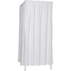 image:imageDont Look at Me  Portable Changing Room Divider  White Frame with White Fabric and Casters