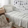 image:imageDorm Haul Comfy College Sheets  Twin XL Bedding Set  Antarctica GrayAntarctica Gray