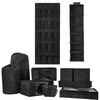 image:imageDormCo 11PC Complete Organization Set  TUSK Storage  Black