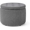 image:imageDormCo 2East  Storage Comfort Seat Ottoman  Dark GrayDark Gray