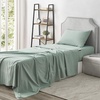 image:imageDormCo Bedside Pocket Twin XL Sheet Set  Supersoft Iceberg Green