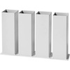 image:imageDormCo Carbon Steel Bed Risers for TwinTXL Beds  8 Lift  White