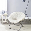 image:imageDormCo Fur Moon Chair  Polar White