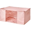 image:imageDormCo Jumbo Storage with Clear View  TUSK College Storage  Rose Quartz