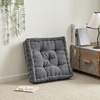 image:imageDormCo Rainha  Classic Tufted Cushion  Dark Gray