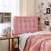 image:imageDormCo Rainha  Ultra Thick Tufted College Headboard  Peachy Pink