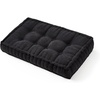 image:imageDormCo Rainha  Ultra Thick Tufted Floor Pillow  Peachy PinkBlack