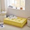 image:imageDormCo Rainha  Ultra Thick Tufted Floor Pillow  Peachy PinkYellow