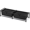 image:imageDormCo Suprima Underbed Storage  Lidded 2 Section  WhiteBlack