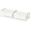 image:imageDormCo Suprima Underbed Storage  Lidded 2 Section  WhiteWhite