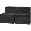 image:imageDormCo TUSK Jumbo Storage Box 4Pack  Black