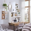 image:imageDormCo The College Cube Thick  Desk Bookshelf  White