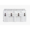 image:imageDormCo The Iron Brick Trunk  Strongest USA Made Trunk  White