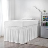 image:imageRuffled Dorm Sized Bed Skirt  Twin XL  White