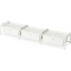 image:imageSuprima Underbed Storage  Lidded 3 Section  BlackWhite