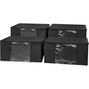 image:imageTUSK Jumbo Storage with Clear View 4Pack  Black